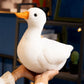 Kawaii Lifelike Duck Plush Toy Realistic Cute White Goose Stuffed Animal Toys Gifts For Kids Pets Simulated Duck Birthday Gifts