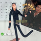 28cm Michael Jackson Bendable Stuffed Doll Plushie with Skeleton Body Abstract Ornament for Fans Surprise Gift