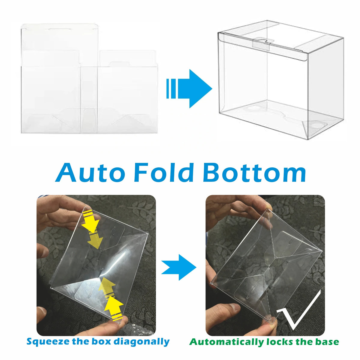 5/10PCS PET Elite Trainer Box Case Protectors Clear Display Case - 0.45mm Thick ETB Case Compatible with Elite Trainer Boxes