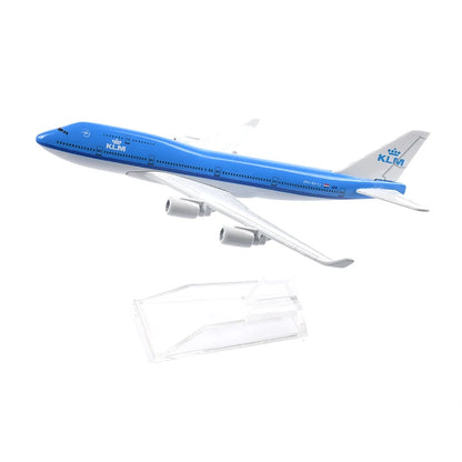 JASON TUTU 16CM KLM Royal Dutch Airlines B777 Aircraft Model Planel Airplane Diecast Metal Planes Collect Gifts ﻿