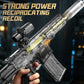Outdoor SLR Electric Water Gun Toy 2000ml Bag Backpack High Pressure Long-range Rifle Model Water Pistol Summer Toy for Boy Gift