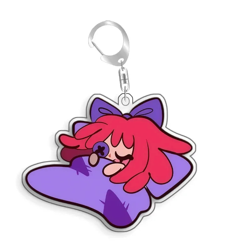 For TADC Jax Pomni Ragatha Gangle Acrylic Selfmade Cute Cartoon Anime Keychain Pendant Toy Gifts 5cm