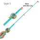 38cm/58cm/80cm Children Fishing Kites Rods Stretchable Diverse Styles Mini Kites Rods Cartoon with 50meters Line Fishing Rods