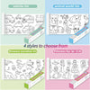 Children's Drawing Roll DIY Coloring Paper Roll Color Filling Paper Graffiti Scroll Paper-cut for Kids Painting Educational Toys