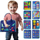 Busy Board Montessori Toys for Toddler Boy Birthday Gifts, Busy Book Sensory Toys for Toddlers Learning Educational