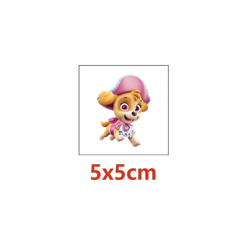 Waterproof Paw Patrol Tattoo Stickers, Cute Ryder Sticker, Funny Cartoon, Christmas, Birthday Gift, Reward Toy, 20Pcs Set
