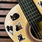 50PCS Dreamy Mysterious Star Black Cat Sticker Creative Aesthetic Art Collection Decoration Computer Guitar Scrapbook Gift Decor