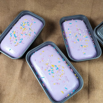 Boxed Cake Squishy Squeeze Toy With Colorful Sprinkles Super Soft Slow Rising Sensory Stress Relief Fidget Toy for Party Gift