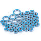 AXSPEED 39Pcs Wheel Hub Axle Blue Sealed Bearing Kit for TRX-4 TRX4 Bronco 1/10 RC Crawler Car Parts Accessories