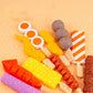 Baby Dress Up Kitchen Toys BBQ Set Kids Simulated BBQ Cookware Cooking Simulated Food Cosplay Educational Gift Toys