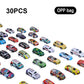 10/20/30/50/100pieces Diecast Car Mini Cars Model Set Toys for Boys Sliding Inertia Pull Back Vehicle Toy Birthday Gifts Kids