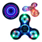 Fidget Spinner LED Light Luminous Hand Top Spinners Toy Glow in Dark Light EDC Figet Spiner Finger Stress Relief Toy for Kids