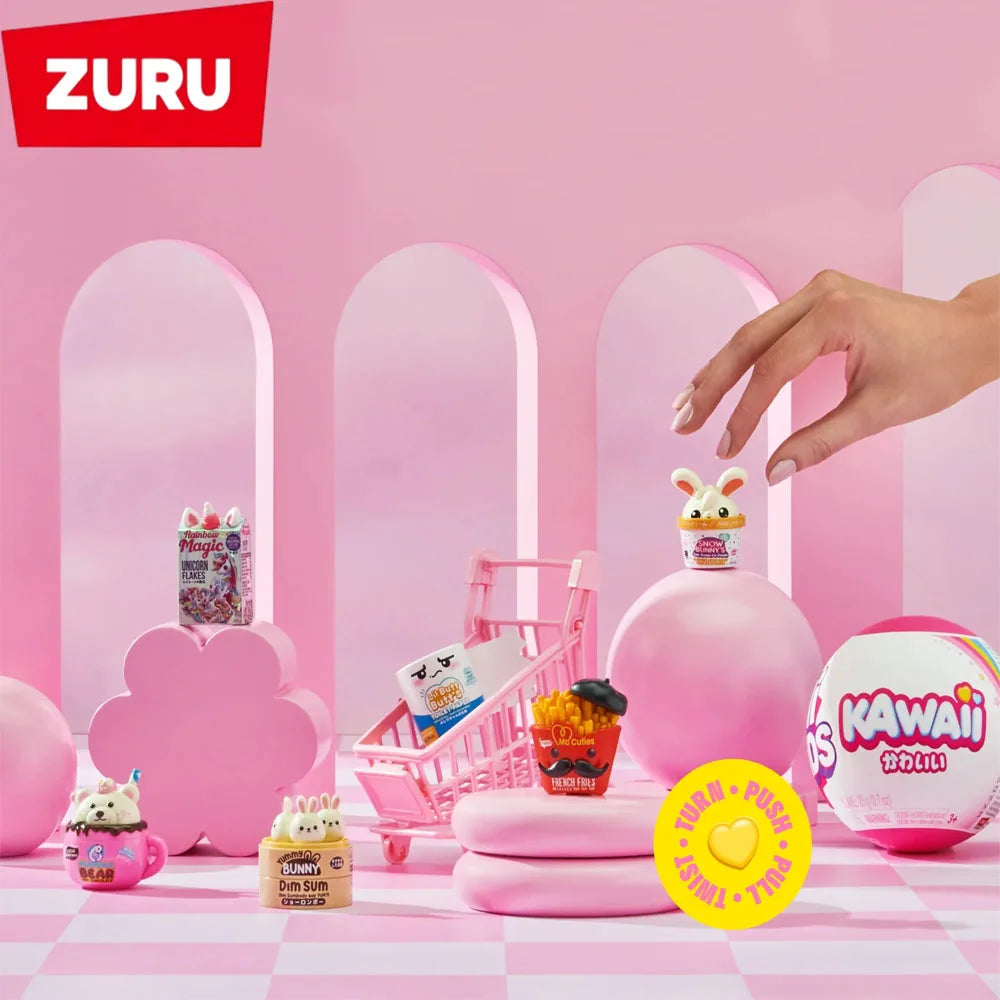Zuru Surprise Toy Mini Toy Brands Kawaii Food Toys Cute Mystery Random Blind Boxes Miniature Toy Original Birthday Gift