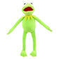 Kermit Frog Hand Puppet Doll Schoolbag Green Plush Toy Big Abdominal Language Performance Props