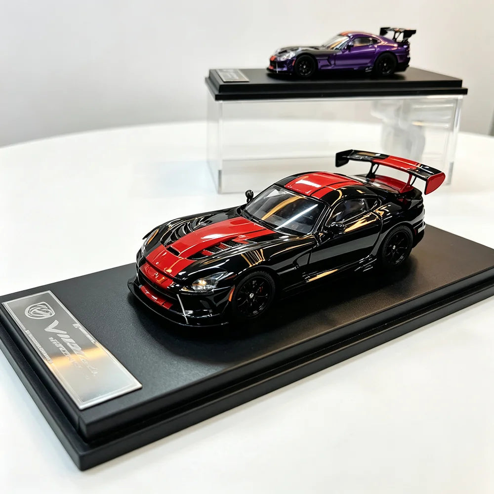1/64 Model Car For Third Generation Viper Supercar Simulation Alloy Sports Car Model Collector Toy Luxury Vehicle For Gifts