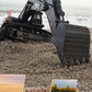 HUINA 1592 1:14 Scale RC Excavator 22 Channels 2.4G Semi-Alloy Remote Control Engineering Crawler Tractor Children's Gift