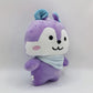 25CM Anime MANG Plush Toys Cartoon Purple Squirrel Animals Doll Kawaii Kpop Plushie Pillow Cushion Birthday Gift