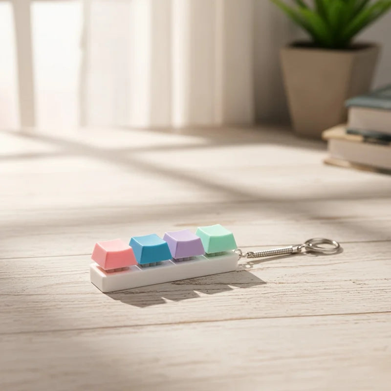 Random Color Keyboard Decompression Gadget, Fun Desktop Interactive Ornament, Office Stress Relief Prank Prop, Party Gift
