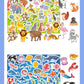 New Children Reusable Scene Cute Stickers DIY Puzzle Sticker Games Books Cartoon Animal Learning Cognition Toys For Kids Gift