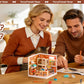 Rolife Super Creator Serious DIY Miniature House Kit Mini Dollhouse Model Building Kit with LED Light Home Decor(DW026/27/28)