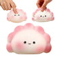 Cute Dumpling Squishies Slow Rising Fidget Sensory Toy Kawaii Steam Bun Stress Relief Squeeze Toy for Kids Adults Gift