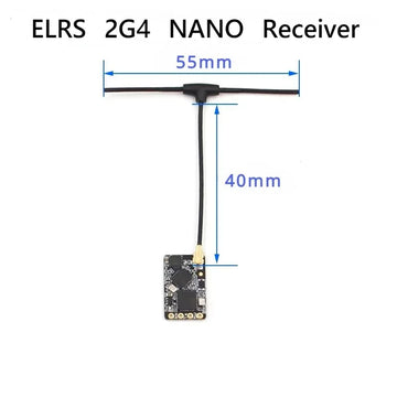 ELRS 2.4GHz NANO Receiver ExpressLRS BETAFPV 2400 RX W T Type Antenna Support Wifi Upgrade for FPV RC Drones