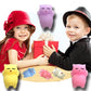 6Pcs Kitten Squeeze Toys Cute Cat Stress Relief  for Adults Kids  Anti-Anxiety Fidget Sensory Toy Creative Relaxation Gift