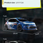 1:24 Scale 4WD Drift RC Car 2.4G Remote Pearl Finish Large Tail Fin Replaceable Racing Drift Wheel Front Rear LED Light Toy Car