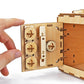 3D Wooden Puzzle DIY Locker Puzzle Box with Combination Model Kit for Adults and Kids to Build  Mechanical Store Your Precious