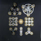 Mini EDC Gear Alloy Spinner Sprockets Gear Chain Gyro Delicateness Fidget Decompression Ring Toy Stress Relief Toys