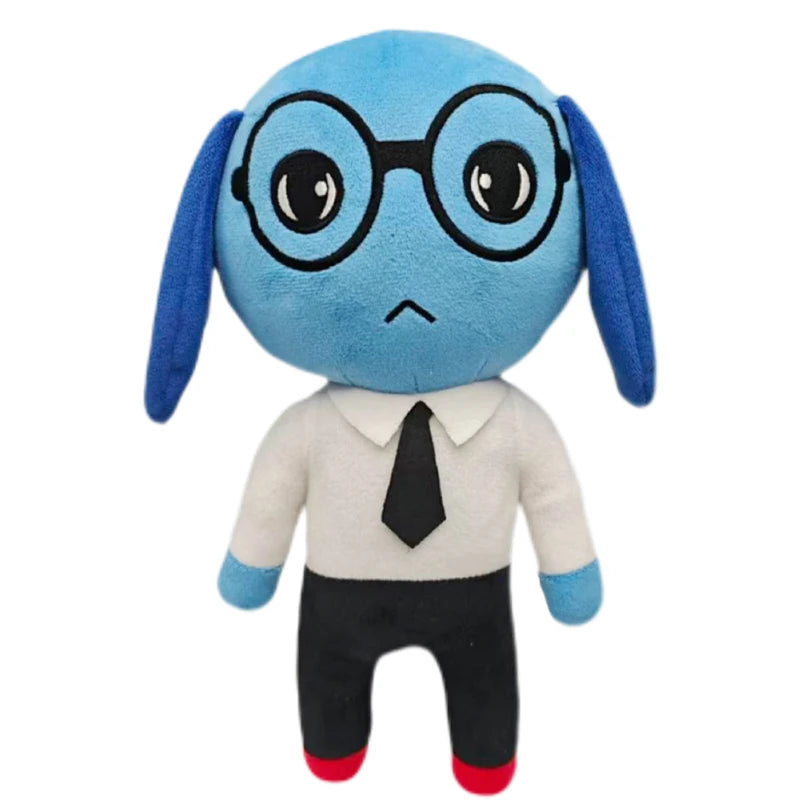 Horror Animal Hospital Plush Toy Blue Dog Soft Stuffed Cartoon Doll Collectible For Adult Fans Home Decoration Christmas Gifts