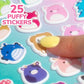 School supplies: plush fabric stickers in pastel colorssoft squishy texture ideal for classroom incentives gift baskets and kid
