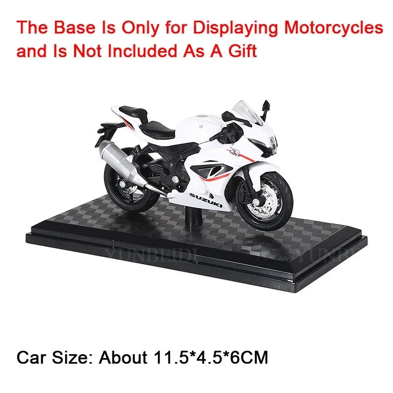 1:18 Scale Mini R1 GSX1000R CBR1000RR, Motorcycle Toy Model Cast Alloy, Vehicle Series, Shock Absorption Design, Children's Gift