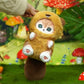Kawaii Keychain Pendant Cartoon Mofusand Shark Cat Cross-Dressing Doll Backpack Decor Toys