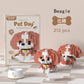 18 Styles Little Dog Cat Cute Pet Small Building Block Model Series Ornaments Children's Toys Miniature Bricks