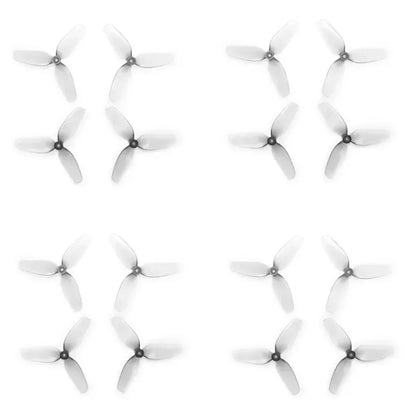 (8CW+8CCW) HQProp 45mmx3 Grey-poly Carbonate-1.5mm Shaft High Quality Prop 45MM Propeller For Micro Whoop FPV Racing Drone Parts