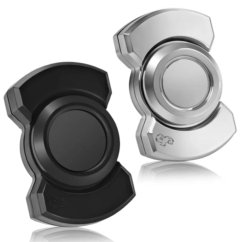 Alloy Metal 3 In1 Fidget Spinner Slider Clicker Magnetic EDC Cool Gadget Silent Stress Relief Enhanced Focus For Adults & Kids