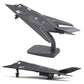 American Nighthawk F-117A Stealth Combat Aircraft Model Simulation Alloy Aircraft Children's Toy Fighter Model Wall Ornament
