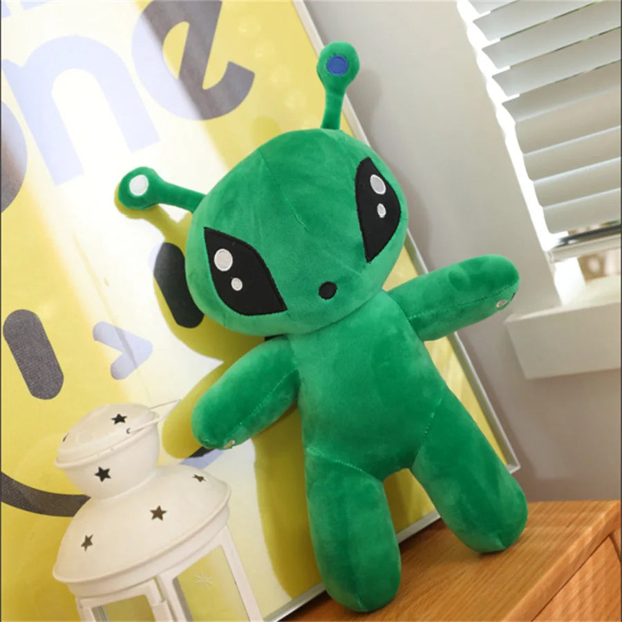 30cm Green Alien Plush Toy Anime Tentacled Horn Alien Monsters Horror Doll Boys Girls Soft Toys Stuffed Throw Pillow kids gifts