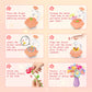DIY Rose and Butterfly Flowers vase Fabric Flower Bouquet Craft Kit Handmade Girls Toy Birthday Gift Playset decoration