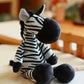 Kawaii Stuffed Plush Animals Soft Dolls Set - Jungle Lion Elephant Tiger Dog Fox Monkey Deer - Children's Gift Baby Kids Hobby