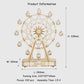Robotime Rolife 3D Puzzle Ferris Wheel Music Box Box Model Kit with Music for Children and Adults Crafts Adults Women 3D Puzzle