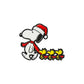6pcs Christmas Cartoon Puppy Dog Enamel Pins Set Holiday Xmas Tree Santa Hat Collectible Brooches Decorative Gift Pins