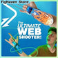 NEW Electric Spider Web Launcher Funny Glow-in-the-Dark Retractable Luminous Rope Interactive Toys Cosplay Party Props Gift
