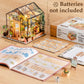 Rolife Wooden 3D Puzzle Cathy's Greenhouse DIY Miniature House Kit Mini Dollhouse Model Building Kit with LED Light for Home Decor Holiday Gift for Adults Teens