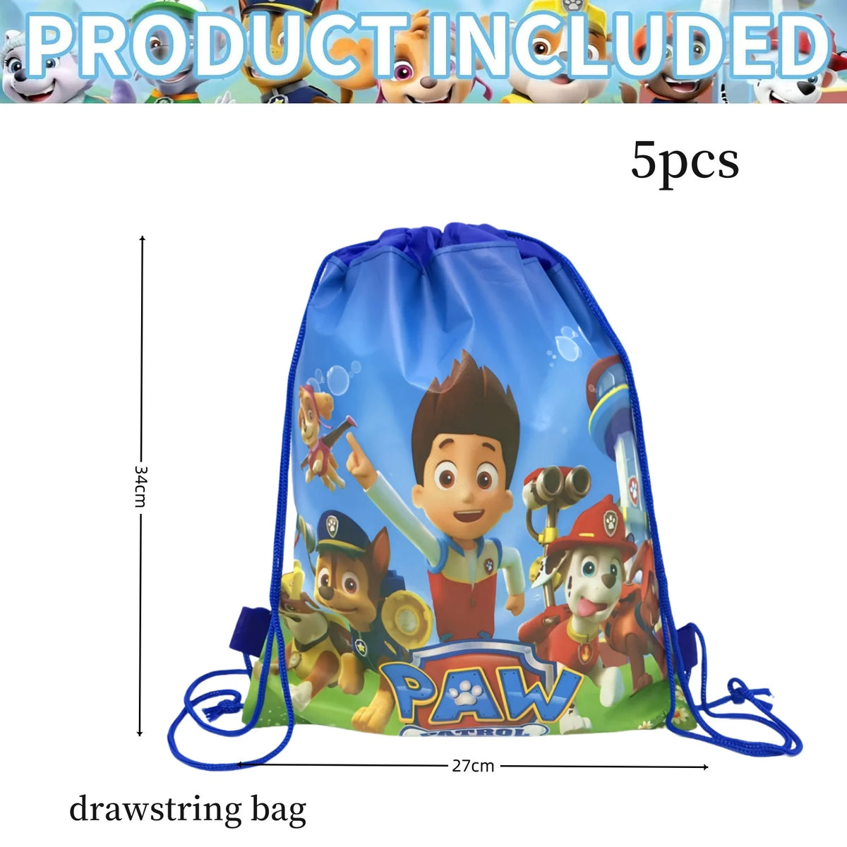 PAW Patrol Birthday Party Decoration Tableware Tablecloth Plates Cup napkin gift bag Balloons PAW Patrol Party Favors Supplies