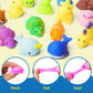 Joyfy 100 Pcs Mini Animals & Fruit Mochi Squishies for Kids Party Favor Toys Stress Relief Novelty Fidget Toys Birthday Gifts