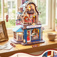 ROKR Wooden 3D Puzzle Happyduke Toys Music Box Model Building Kit with LED Light for Home Decor Mini Dollhouse DIY Toys Holiday Gift for Adults Teens