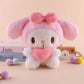 22cm Sanrio Stuffed Plush Doll, Hello Kitty Kuromi My Melody Cinnamoroll Soft Pillow Toy, Cartoon Plush Ornament, Girls Children