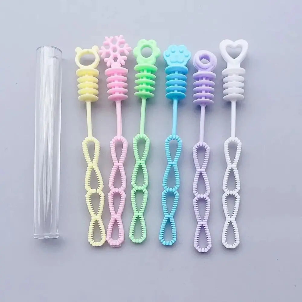 10Pcs/Set Bubble Machine Toys Colorful Bubble Empty Tube Kids Birthday Party Favor Carnival Gift School Prizes Random Color